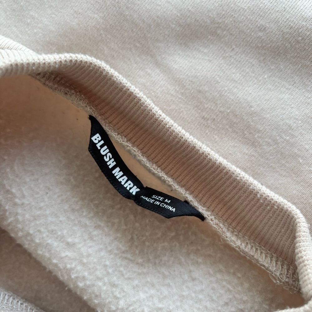 Cream Crew Neck Travel Sweater - Picture 5 of 8